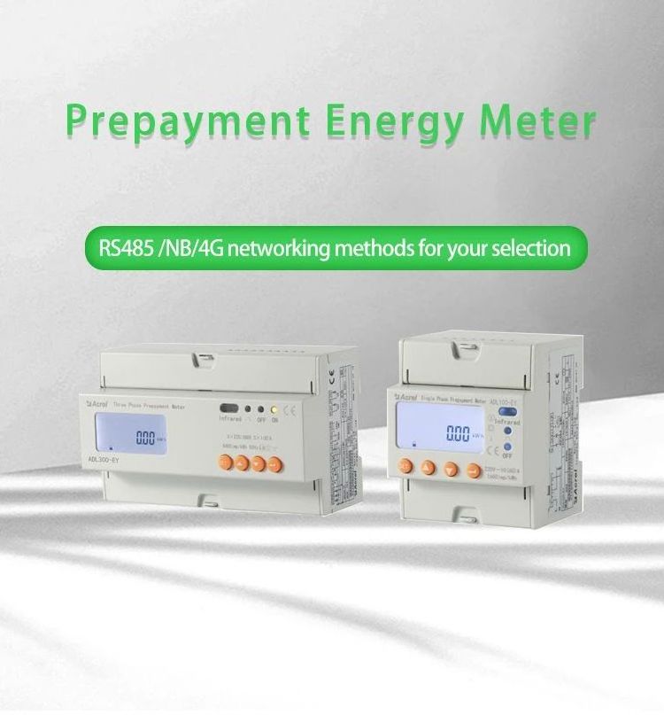 Acrel ADL300-EYNK 220/380V Three Phase Prepaid Modbus Energy Meter With Remote Control On/off Electricity Billing WiFi Optional