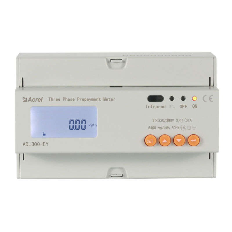 Acrel ADL300-EYNK 220/380V Three Phase Prepaid Modbus Energy Meter With Remote Control On/off Electricity Billing WiFi Optional