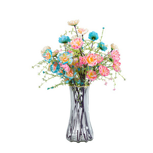 Light luxury artificial flower azalea living room table inserted flower art home artificial flower