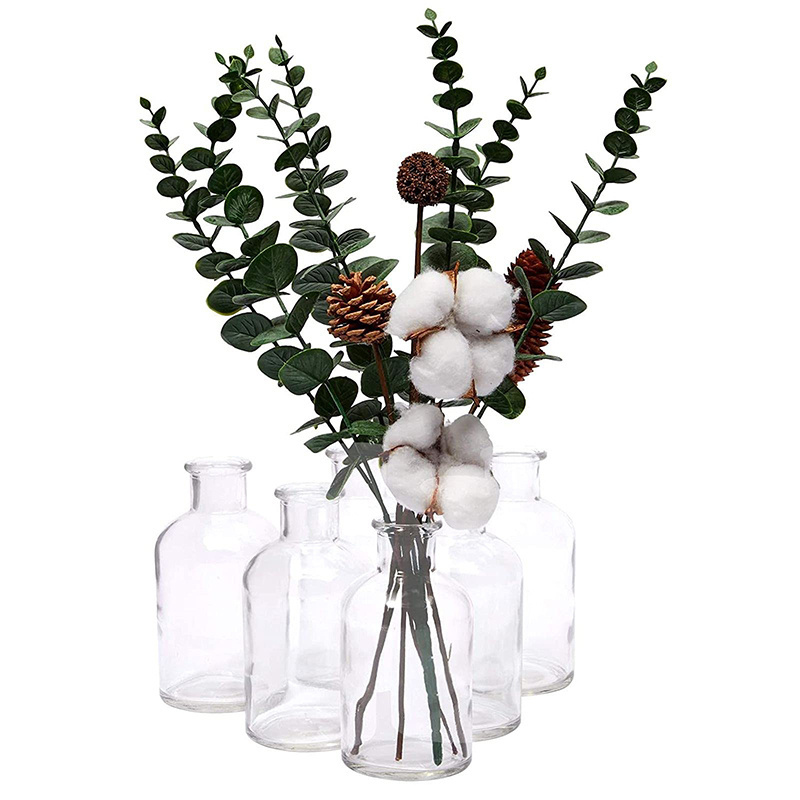 Flower Glass Vase Decorative Centerpiece for Home or Wedding