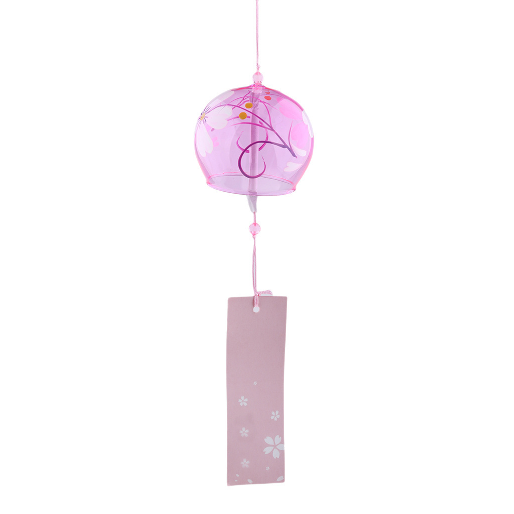 High Quality Nice Sound Glass Wind Chimes Japanese Style Handmade Birthday Gift Office Decor Wind Bells