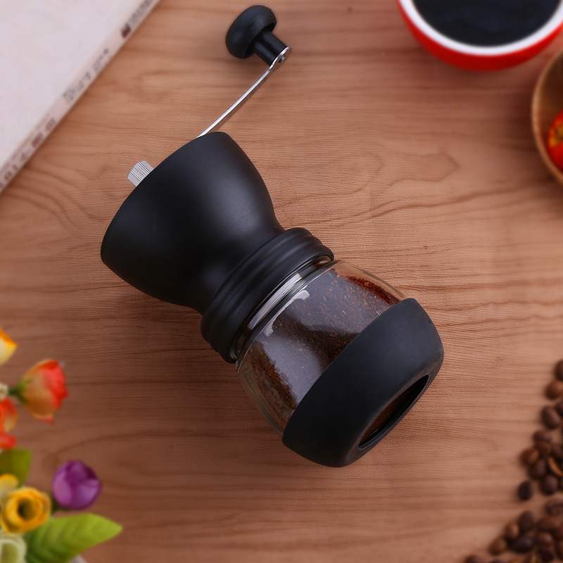 Reihey manual Coffee Grinder Hand coffee grinder mill with Ceramic Burrs Stainless Steel Handle Suitable for Camping and Home Use