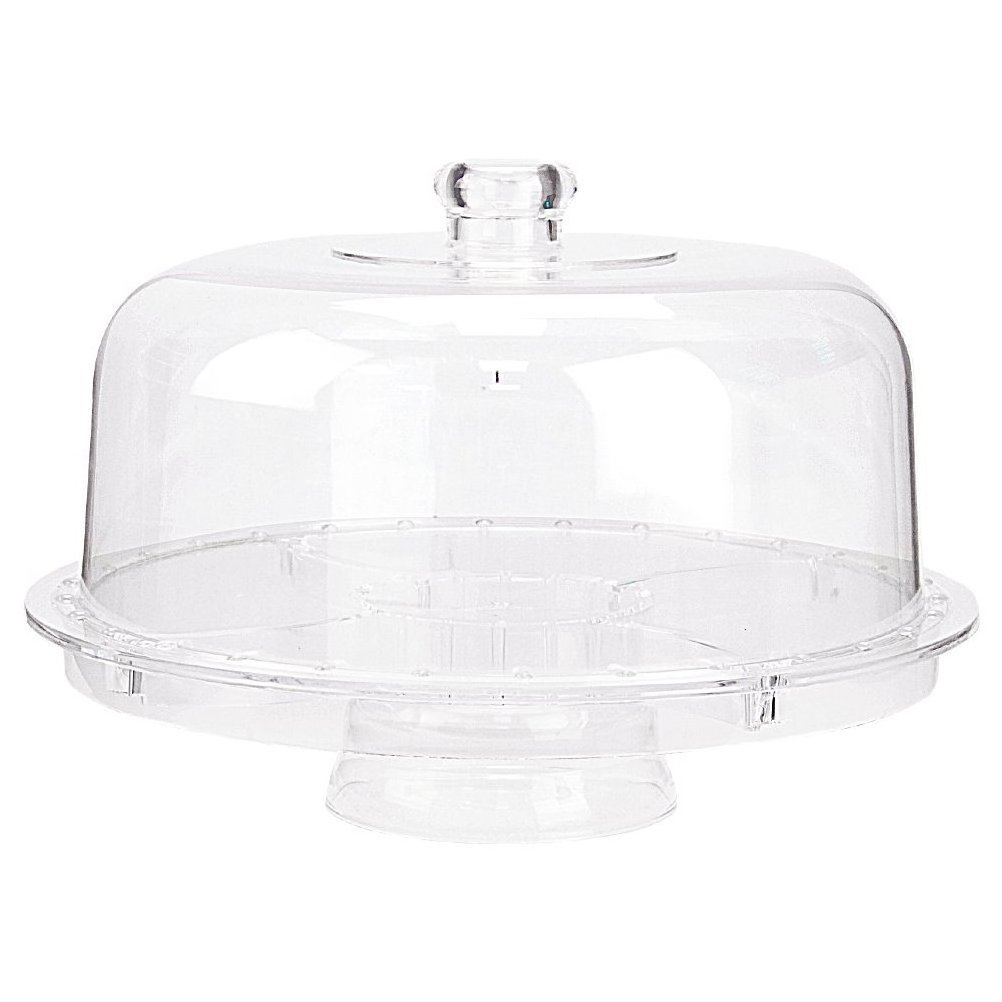 Handmade Glass Dome Multifunctional Serving Platter  Display for Cake Glass High Temperature Resistance Dust-proof Meal Cover