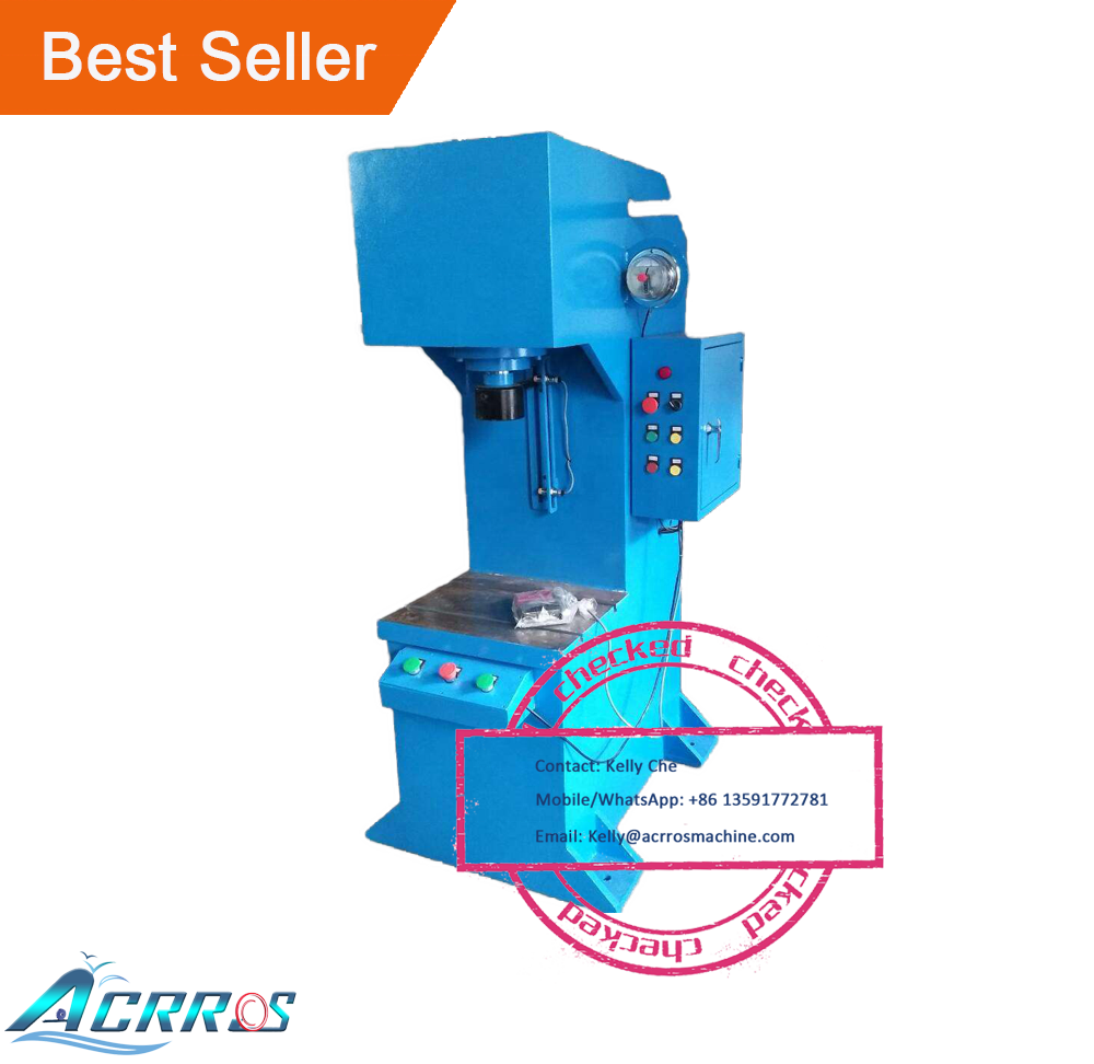 C Frame coin pressing 125ton deep drawing single arm printing hydraulic press