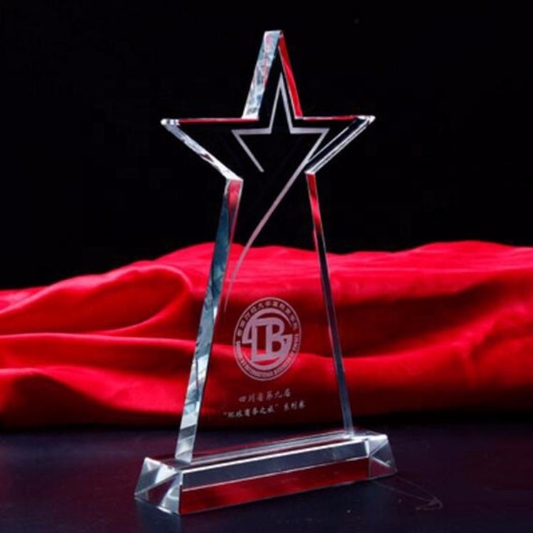 Custom Design Models Acrylic Trophy Glass Crystal Awards Design