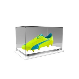 ACC Custom Transparent Acrylic display box shoe storage case With Led light Factory Wholesale