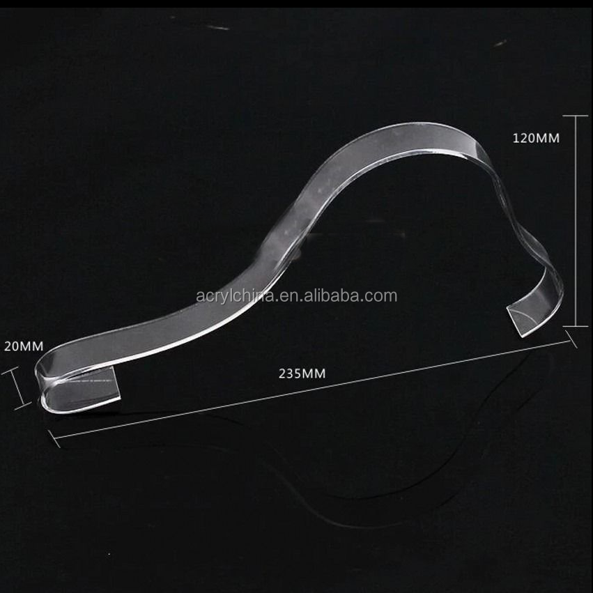 Acrylic Plastic Shoe / Boot Form Display Stand Shaper / Inserts