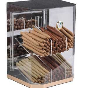 Transparent Acrylic Display Case Humidor with Hygrometer cigar humidors for sale used humidor cabinet