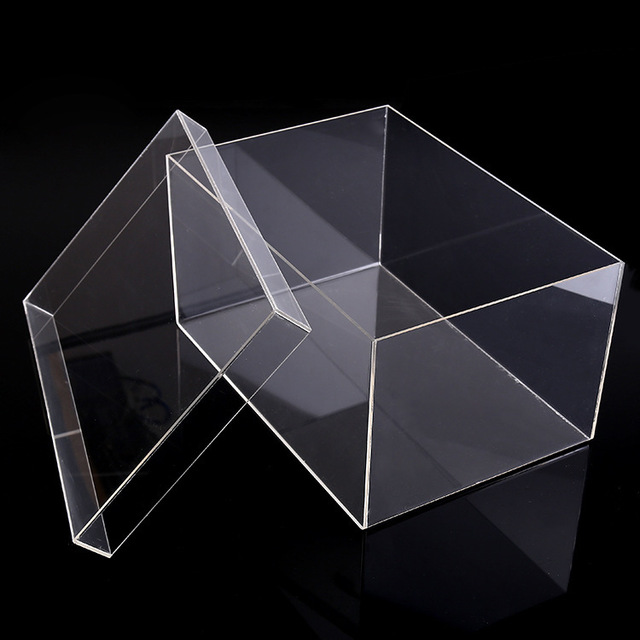 manufacturer custom transparent Acrylic shoes drawer storage box plexi display case