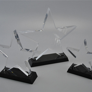 ACC Hot selling factory wholesale custom handmade clear acrylic lucite diamond trophy plaque