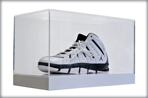 ACC Custom Transparent Acrylic display box shoe storage case With Led light Factory Wholesale