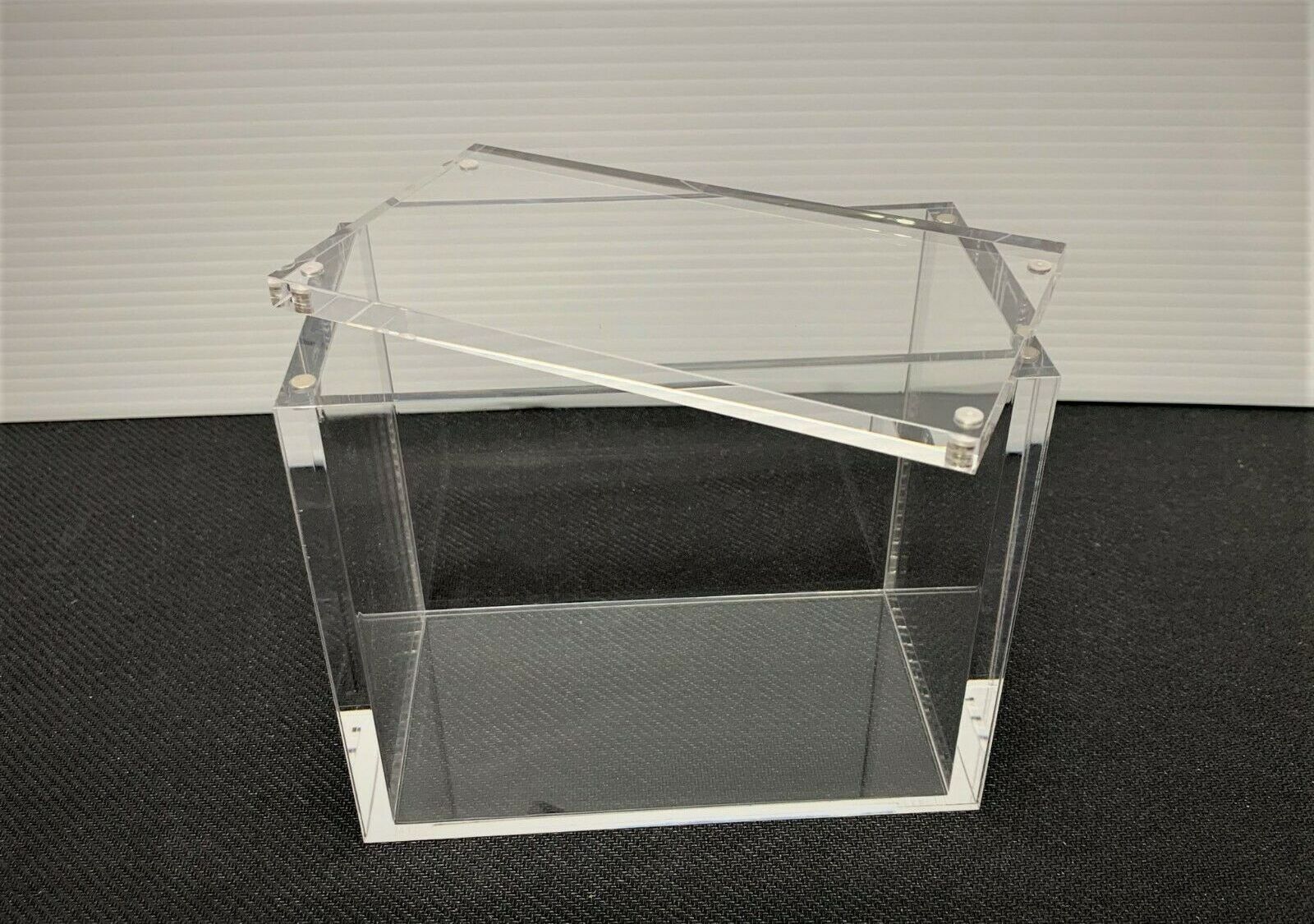 Pokemon Acrylic booster box display case Clear Thick Magnetic Closure