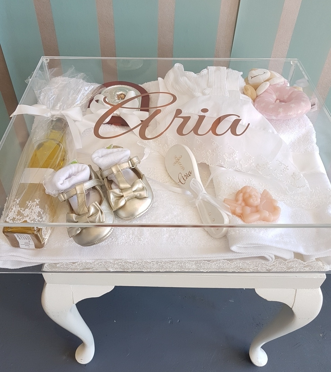 Customized Clear Acrylic Gift Box Personalised Christening Boxes Wholesale