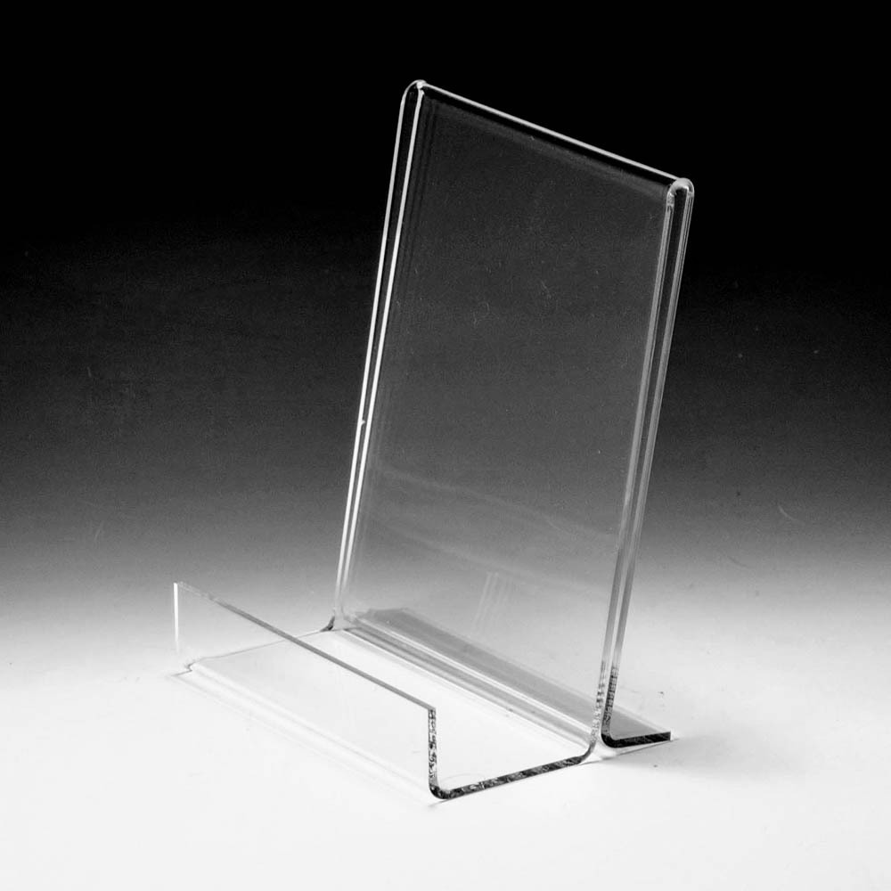 Customized transparent acrylic CD DVD display stand CD/DVD display box