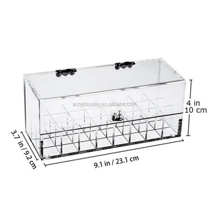 Black Acrylic VIP Gift Makeup Cosmetics Lipstick Organizer Holder  For Cosmetics Shop