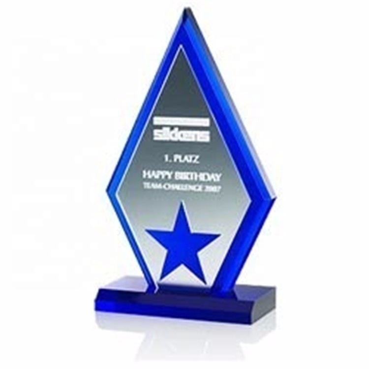 Customized Factory sale of Acrylic  Awards Trophy Blank honor awards