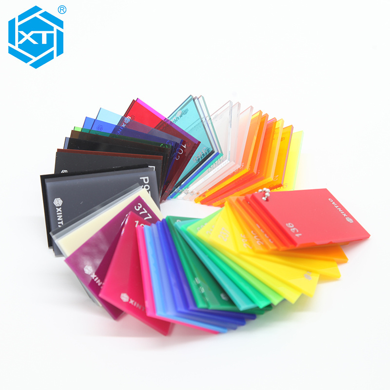 Cast Acrylic Sheet High Quality Matte Colored Double Colors 3mm Acrylic Sheet Black 4mm 1220*2440mm, 1220*1830mm or Customized