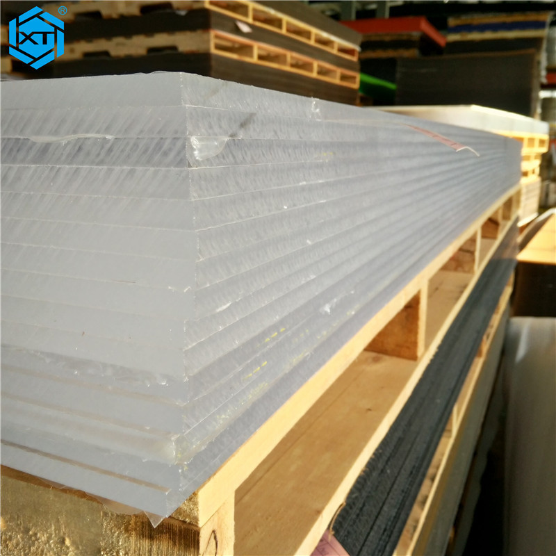 XINTAO 8x4 9mm Clear Cast Acrylic Sheets Plastic Sheet Moulding Decorative Foam Polyurethane Foam Board for Moulding 1.2g/cm3