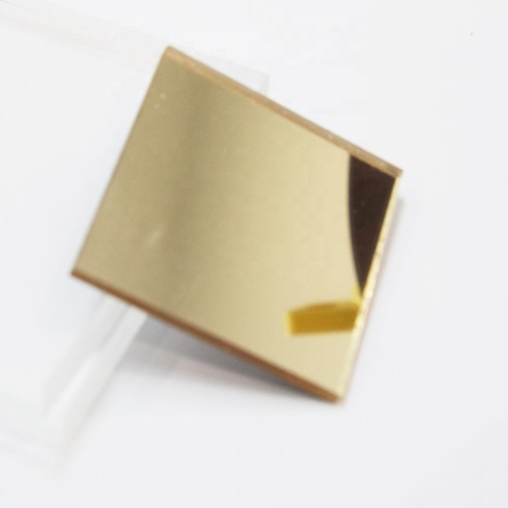 XINTAO 0.8mm 1mm 2mm Thin Custom HIPS PMMA Gold Acrylic Mirror Sheet For Wall Decor