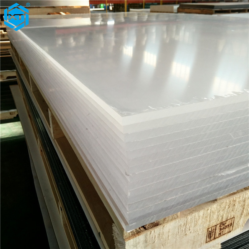 XINTAO 8x4 9mm Clear Cast Acrylic Sheets Plastic Sheet Moulding Decorative Foam Polyurethane Foam Board for Moulding 1.2g/cm3