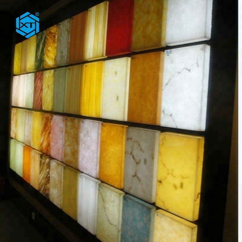 XINTAO Acrylic 100% Virgin 2mm Color Marble Patterned Acrylic Lamp Sheet For Lamp