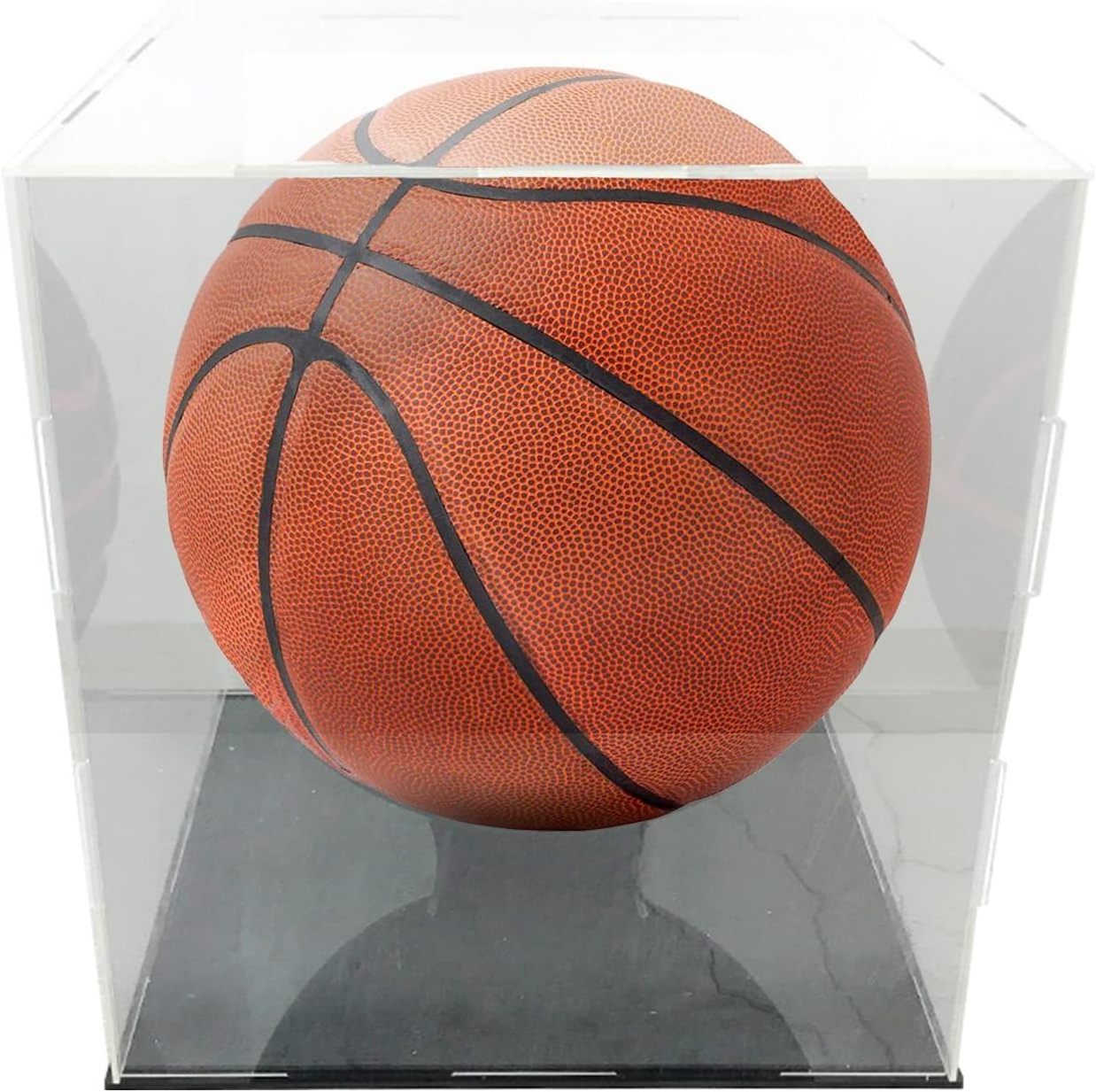 Acrylic Dust Proof Showcase Football Basketball Display Case for Sports Memorabilia