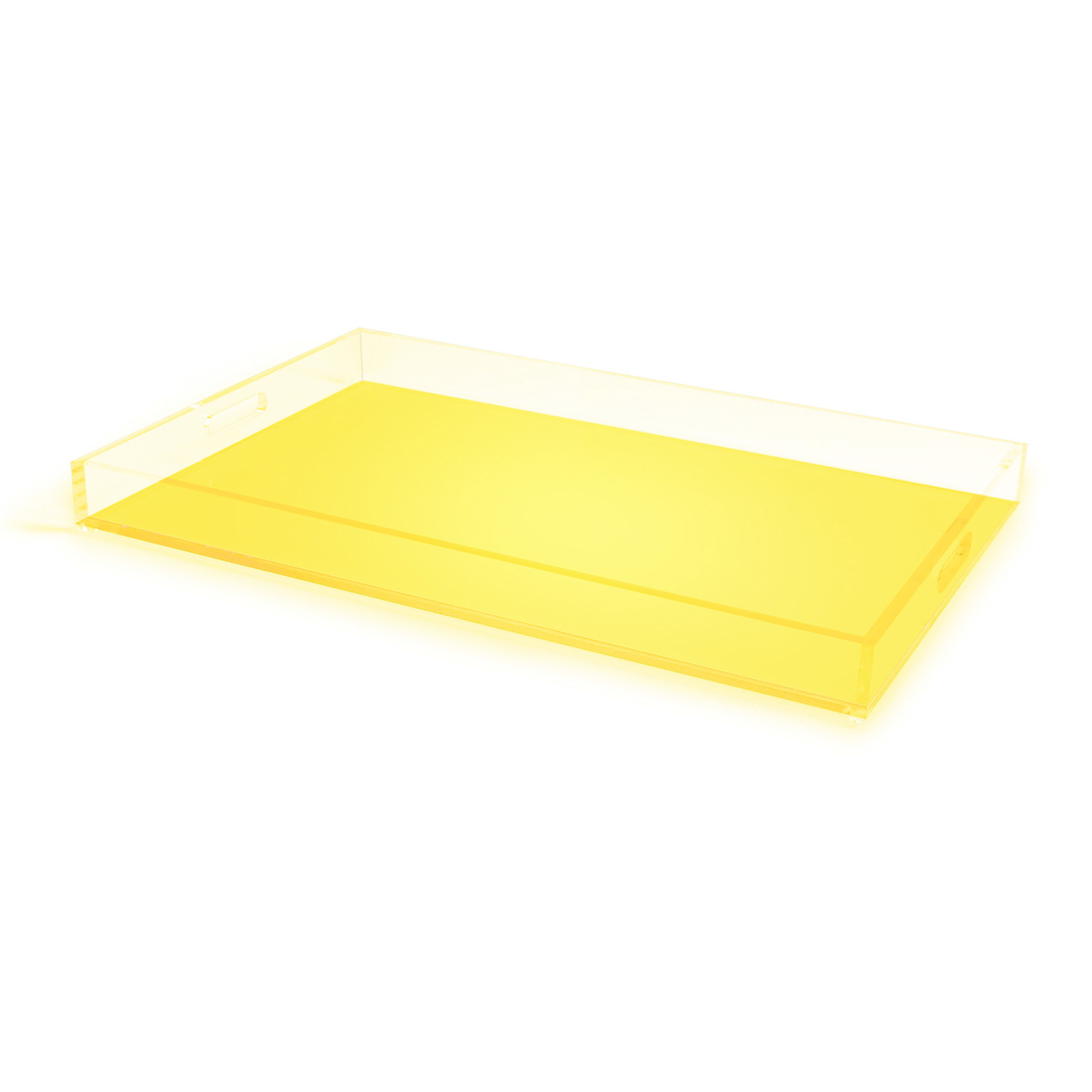 YAGELI custom colorful food display trays nordic transparent acrylic bed tray