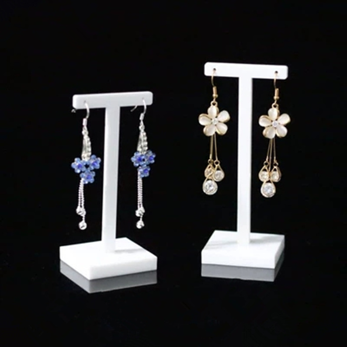 Factory Custom Size Acrylic Jewellery Display Stand Drop Earrings Hanger for Retail Shop Show