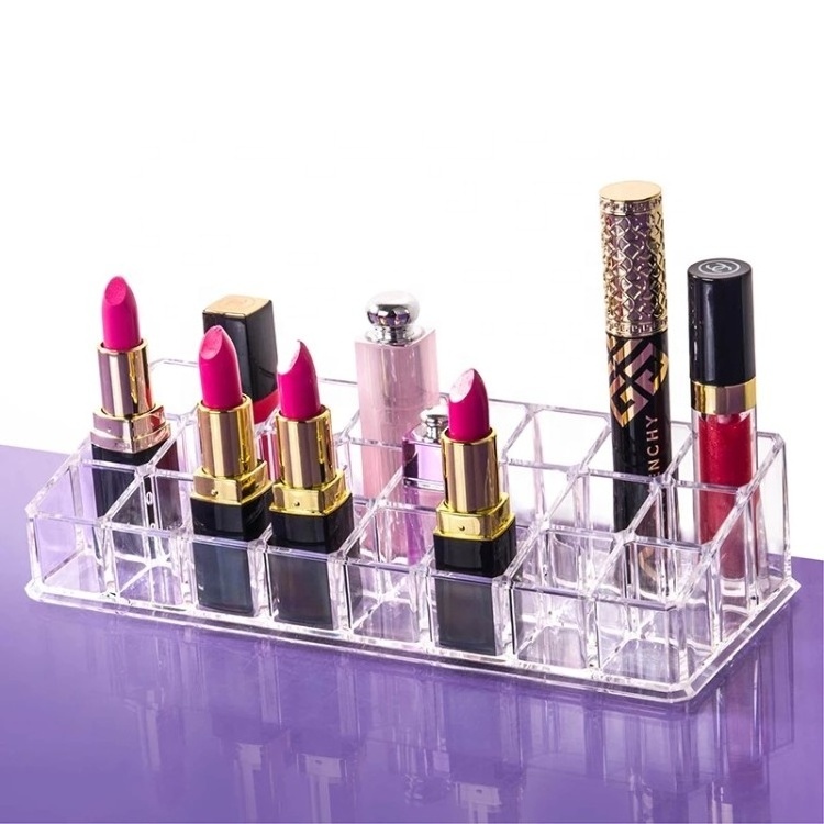 High Quality Fashion Makeup Stand Acrylic Cosmetic Display Lipstick Holder