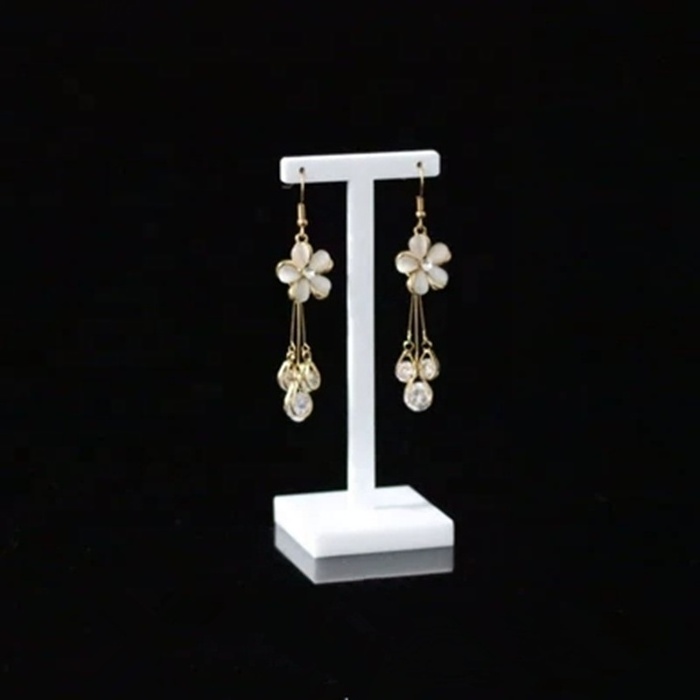 Factory Custom Size Acrylic Jewellery Display Stand Drop Earrings Hanger for Retail Shop Show