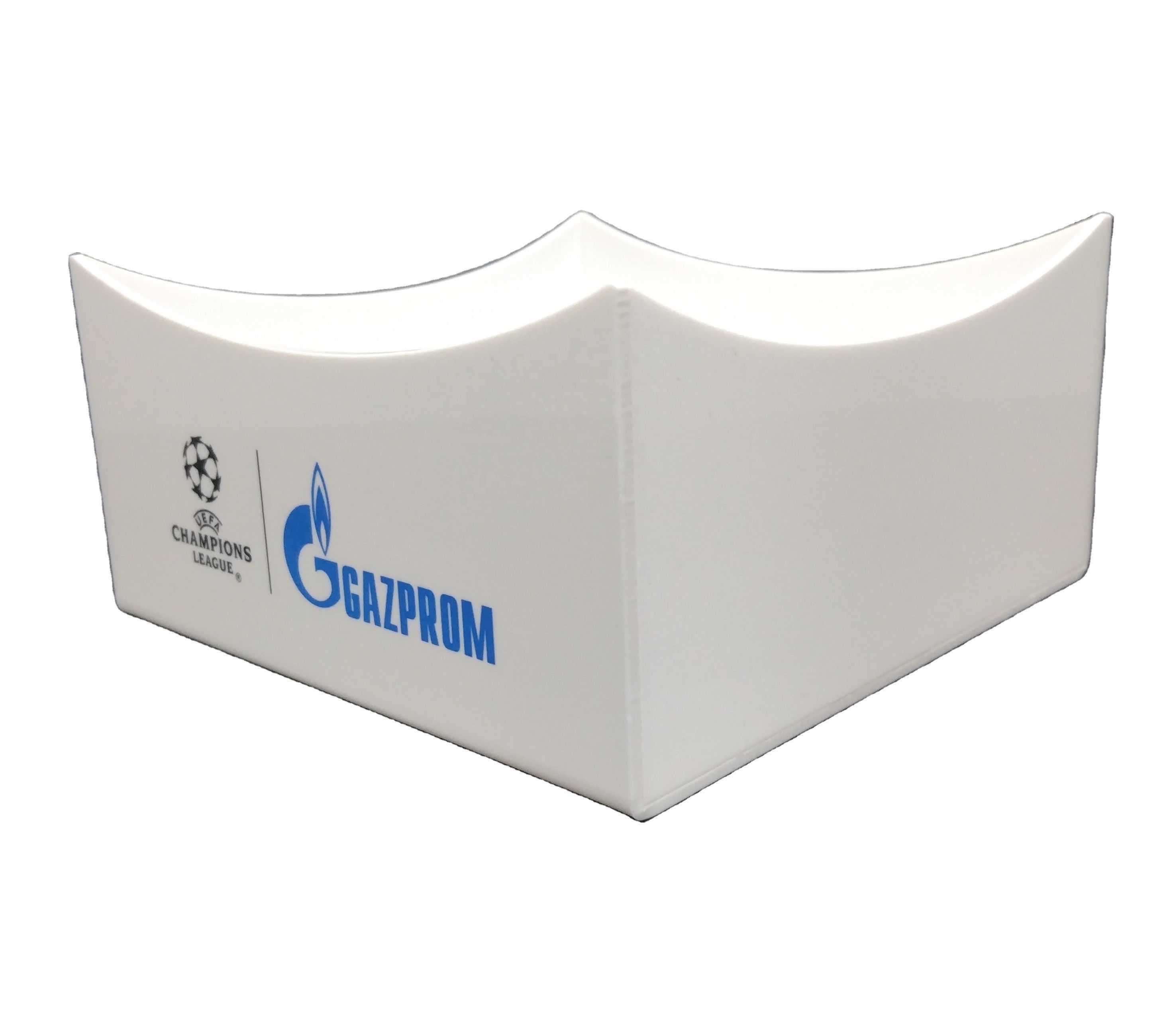 Factory Custom white acrylic box football display stand