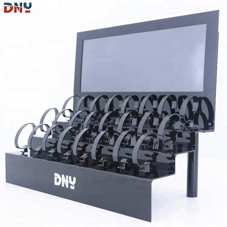 Factory custom High quality acrylic watch display case watch display stand display tray for watch