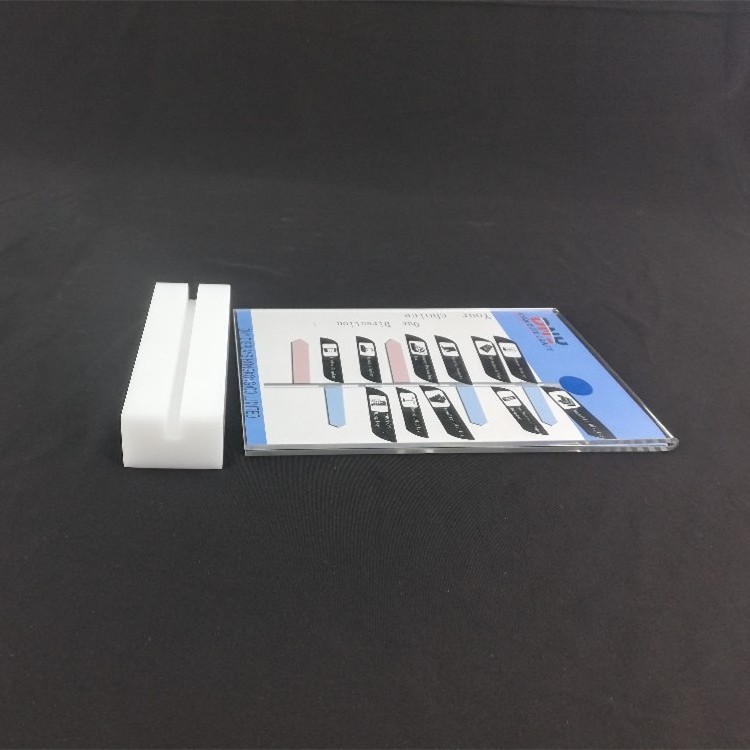 Acrylic Sign Menu Holder Clear Display Table Tent Card Holders With Wooden or Acrylic Base