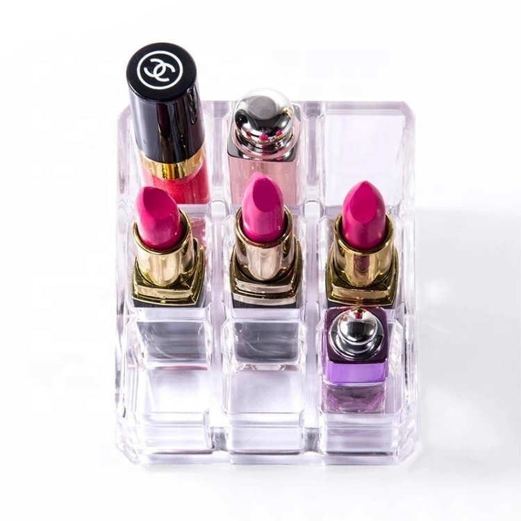 High Quality Fashion Makeup Stand Acrylic Cosmetic Display Lipstick Holder