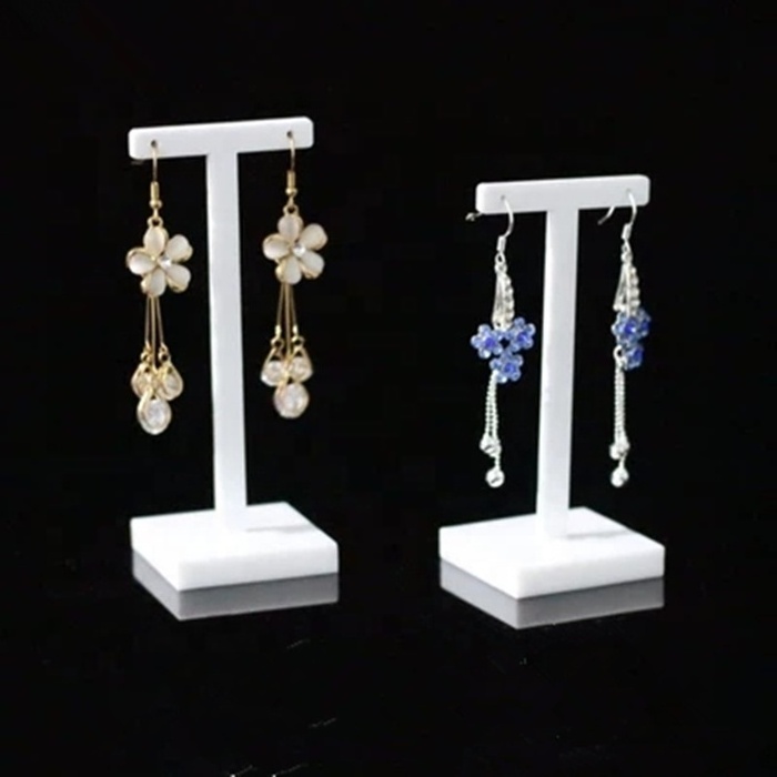 Factory Custom Size Acrylic Jewellery Display Stand Drop Earrings Hanger for Retail Shop Show