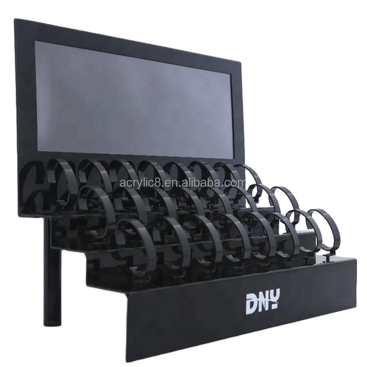 Factory custom High quality acrylic watch display case watch display stand display tray for watch