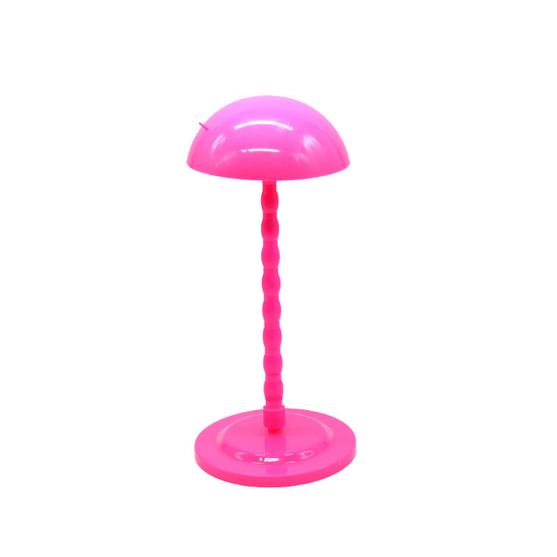 New portable lightweight and cute mushroom-shaped plastic detachable for display wigs and hat wig holders