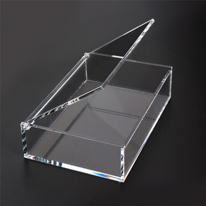 Hot-selling high quality custom clear acrylic display box with lid