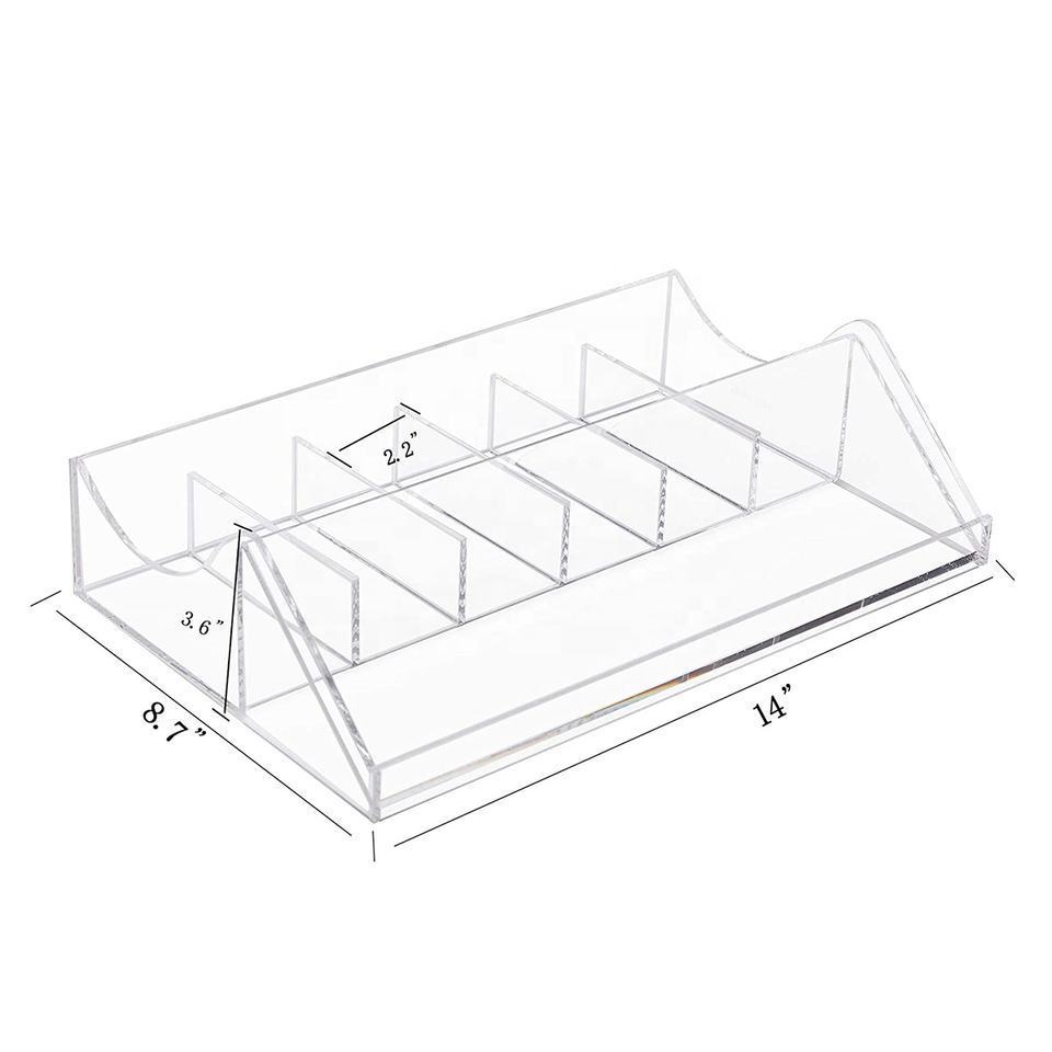 Customized Clear Acrylic Belt Display Stands Holder Belt Organizer Hanger Box Case Clothing Store Display Racks