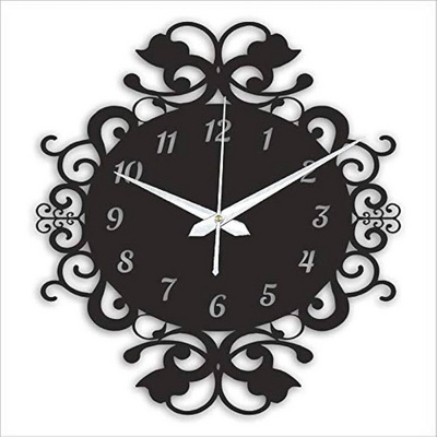 3D Acrylic Adhesive Wall Clocks Creative Mirror Acrylic frameless Wall Clock Stickers