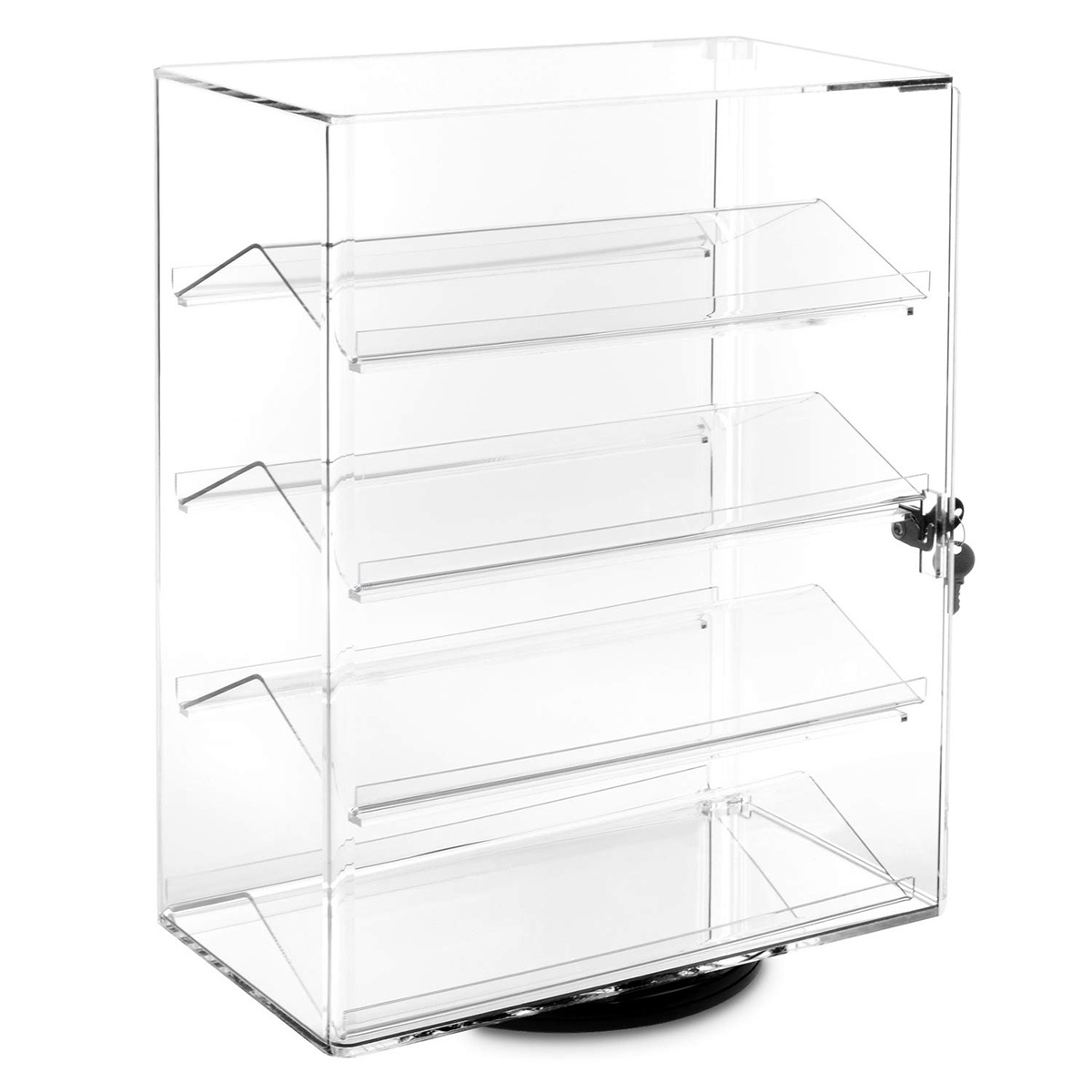 Counter Display Clear Rotating Acrylic Knife Display Case