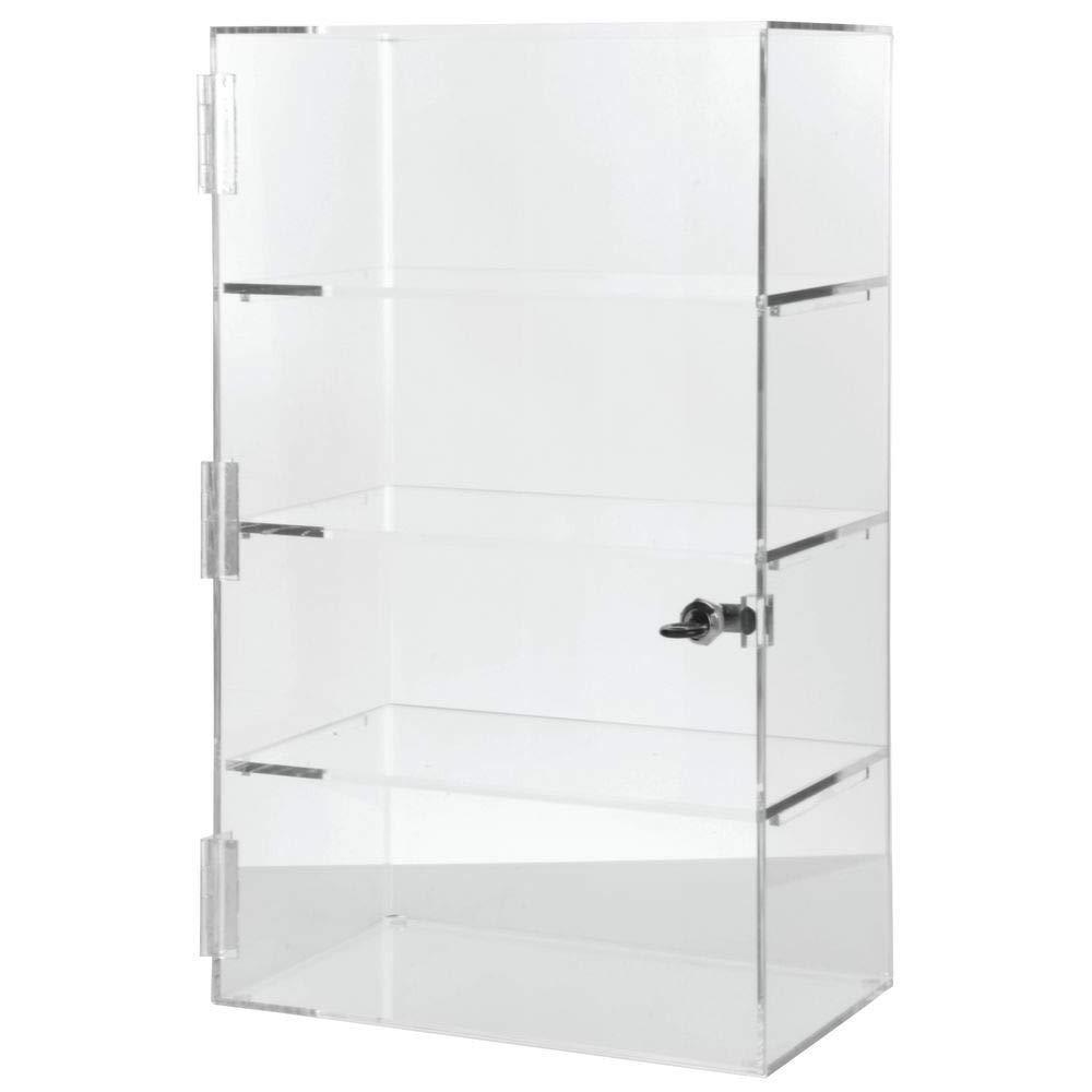 Counter Display Clear Rotating Acrylic Knife Display Case