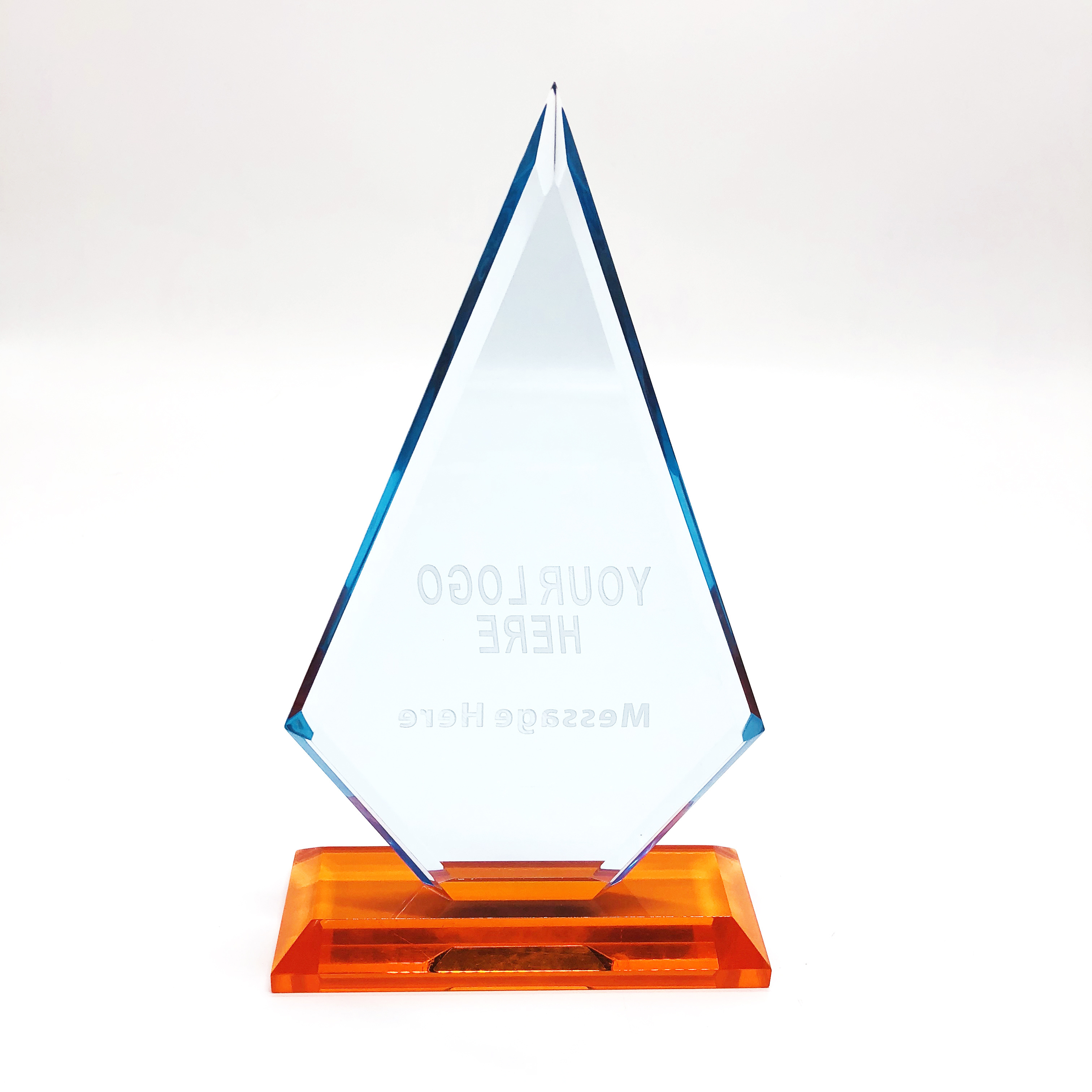 wholesale acrylic blank  plaque clear design lucite trophy awards for employee plexiglass award souvenir gift