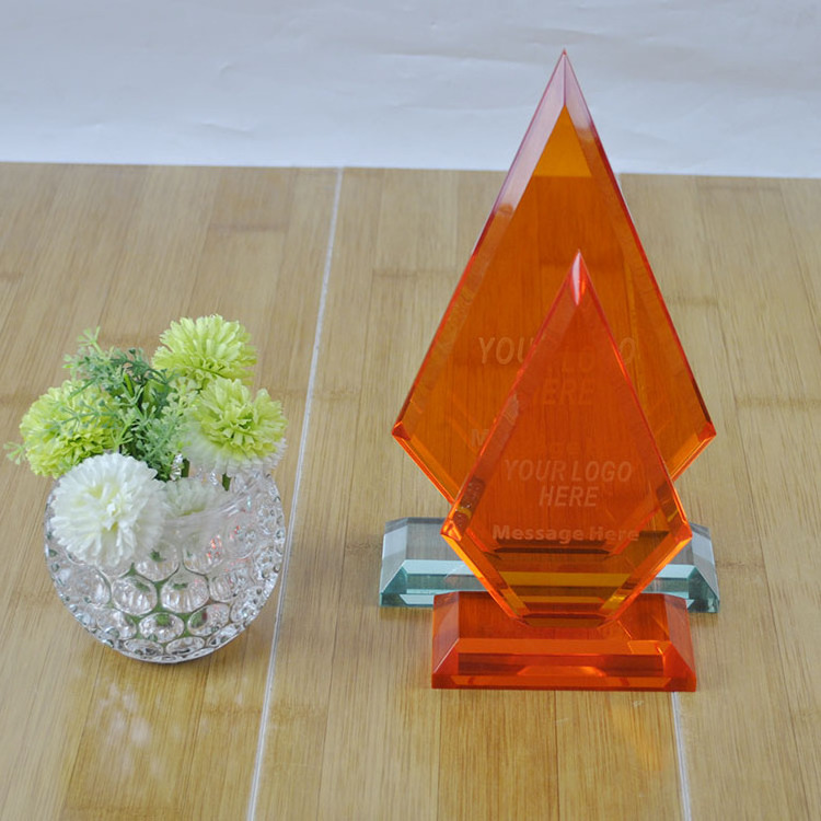 wholesale acrylic blank  plaque clear design lucite trophy awards for employee plexiglass award souvenir gift