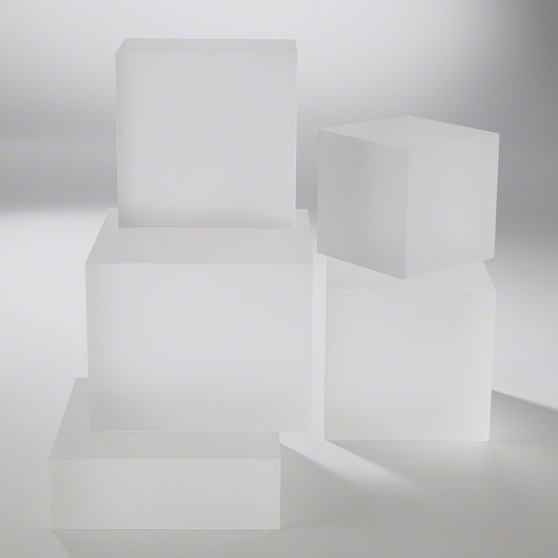 acrylic risers  display cubes white lucite display cube riser food display riser