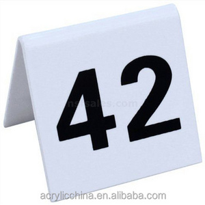 Acrylic table numbers,clear acrylic lucite seat number table number stands