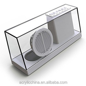 Display clear acrylic speaker box, storage plastic case acrylic speaker box