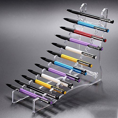 custom 12 Layers Clear Acrylic Nail Brush  Pen Display Stand  lucite Makeup Brush removed storage stand