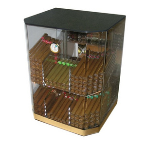 Acrylic Cigar Displays - Humidors for Table Top Display & Counter Top Showcase Use