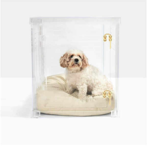 Clear Dog Crate Acrylic Customized Lucite Acrylic Dog Kennel